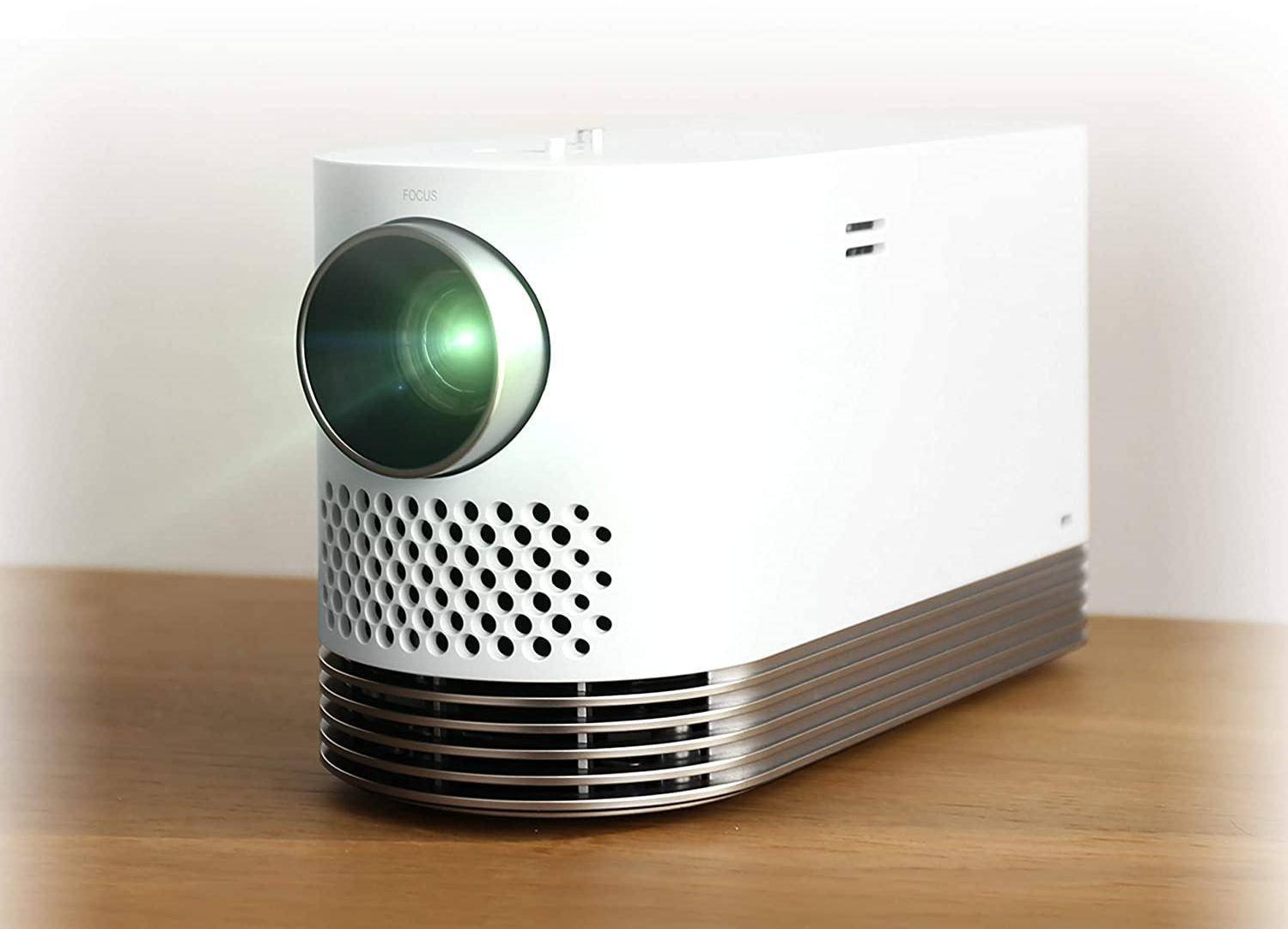 LG HF80LG Full HD 2000 Lumen Compact Laser Projector 120 inch Screen